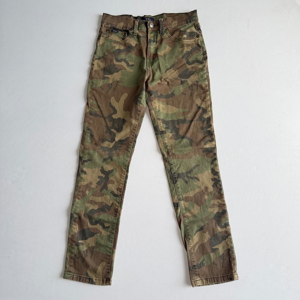 Polo by Ralph Lauren Women's Camo Skinny Pants - Green/Brown